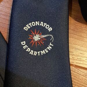 Come Soie by Cravateur. “Detonator Department” Navy Blue Tie